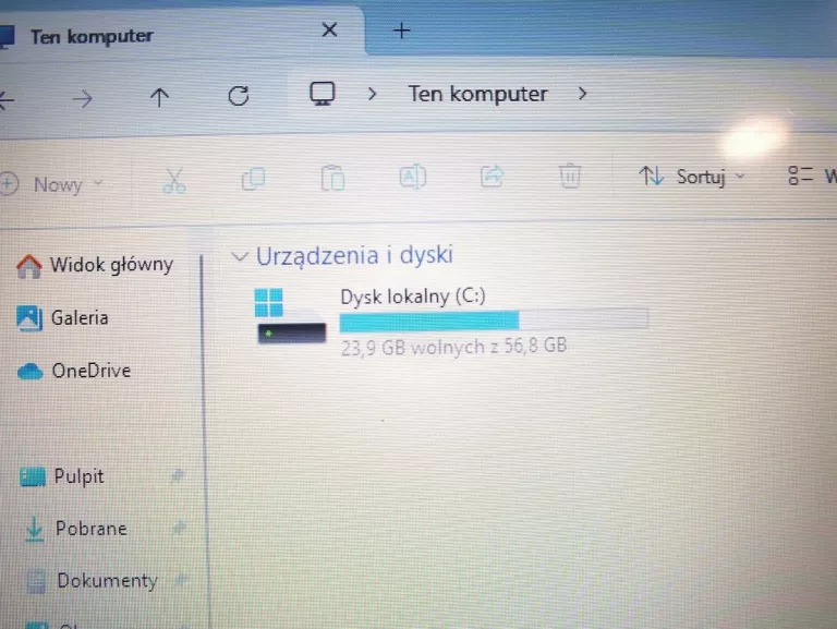 LAPTOP GEOBOOK 1E IC 4 RAM 60GB +ŁAD