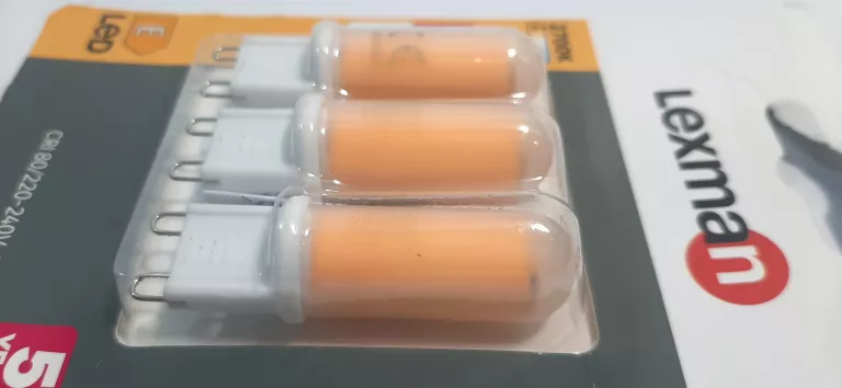 ZESTAW 3 ŻARÓWEK LEXMAN 4000K G9