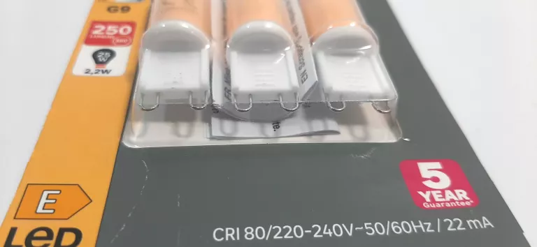 ZESTAW 3 ŻARÓWEK LEXMAN 4000K G9