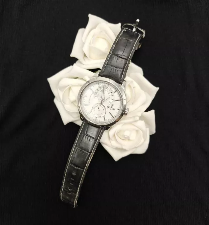 MĘSKI ZEGAREK FESTINA F16573/1 MULTIDATA ELEGANCKI