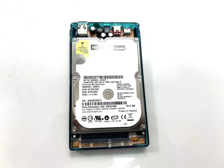 OBUDOWA DYSKU Z DYSKIEM HDD 80GB VPA-25289