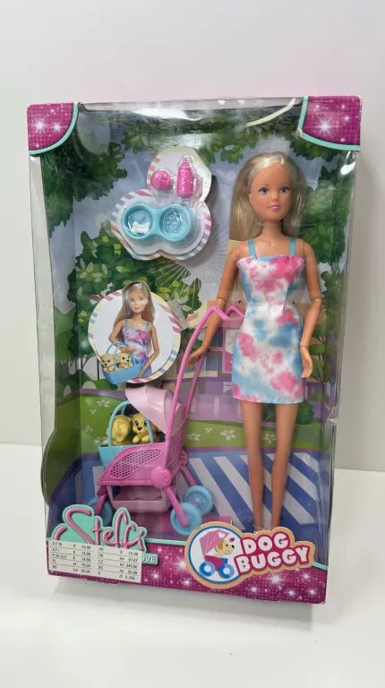 LALKA STEFFI DOG BUGGY