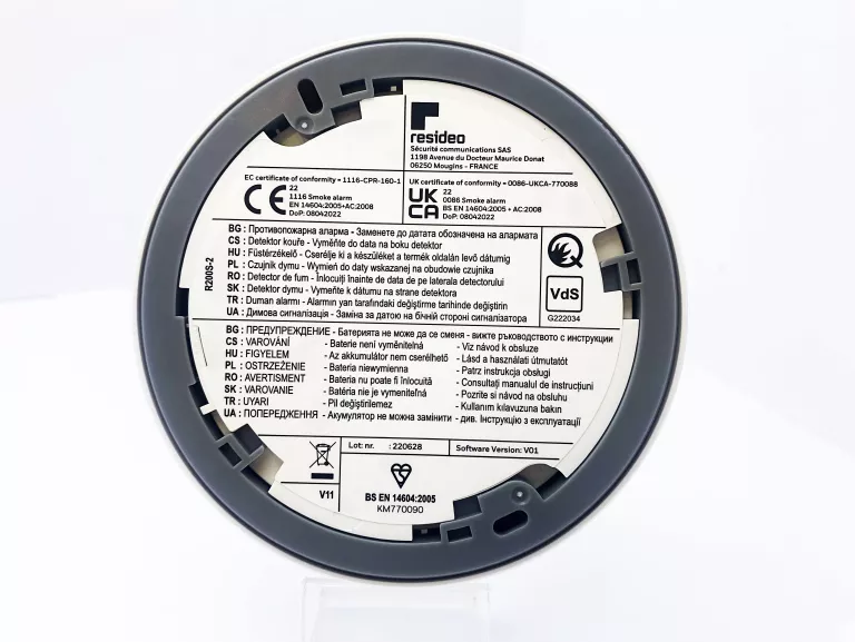 HONEYWELL HOME R200S-2 ALARM Z CZUJKĄ POŻAROWĄ
