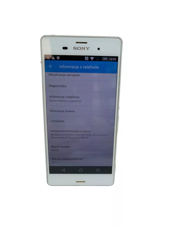 TELEFON SONY XPERIA Z3 D6603