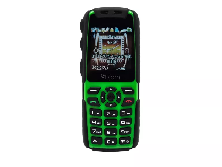 TELEFON KLASYCZNY KLAWISZOWY MINI LARK BJORN RP450 DUAL SIM KOMPLET