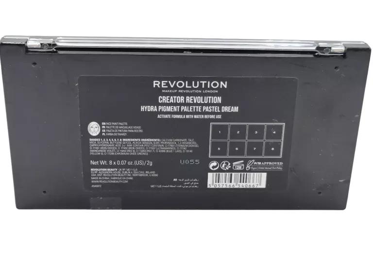 paleta-cieni-revolution-creator-hydra-pigment-palette-pastel-dream-ean-gtin-5057566540667