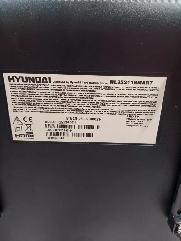 TV HYUNDAI HL32211SMART+PILOT