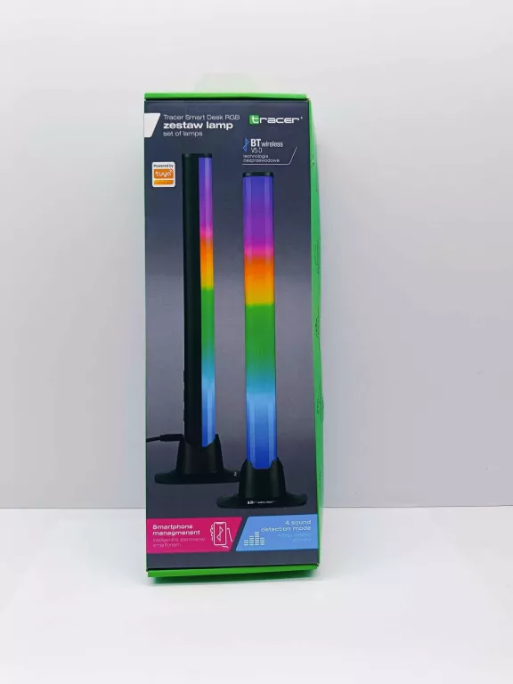 KOLUMNY LED SMART DESK RGB APP BT USB GAME