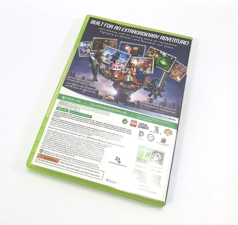 GRA NA KONSOLE XBOX 360 - LEGO - THE MOVIE