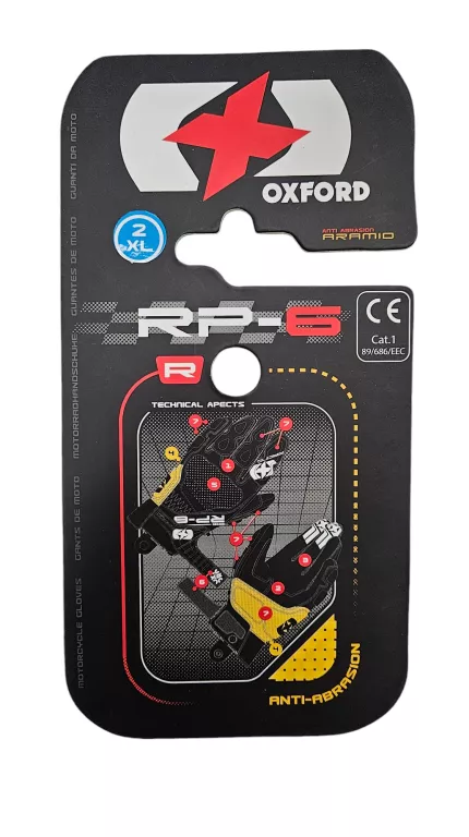 RĘKAWICE OXFORD RP-6 2XL GM2372XL CAT 1 ARAMID