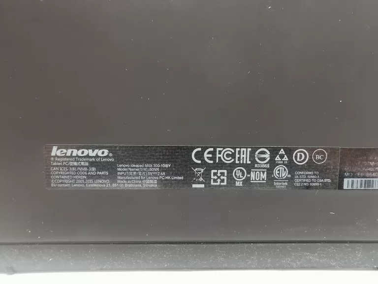 LAPTOP LENOVO IDEA PAD MIIX 300 INTEL ATOM 2/32GB