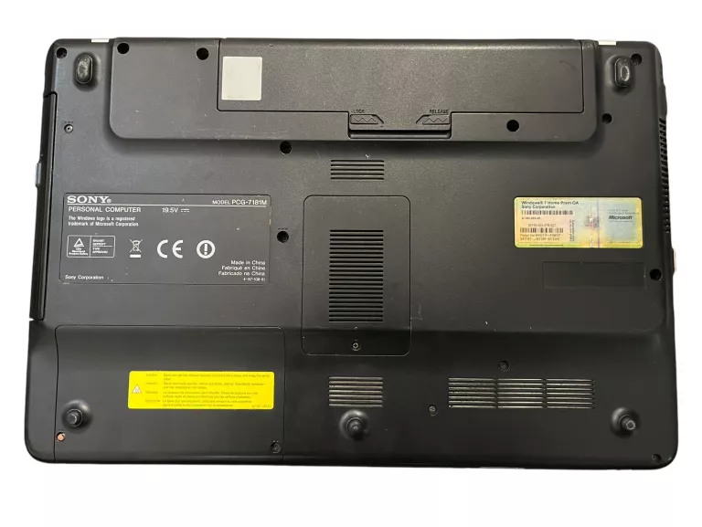 LAPTOP 15,6" SONY VAIO PCG-7181M