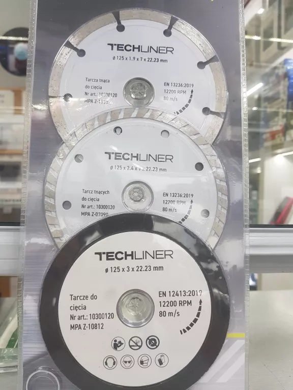 TECHLINER ZESTAW 3 TARCZ DO CIECIA OD LOMBARD TRZEBNICA