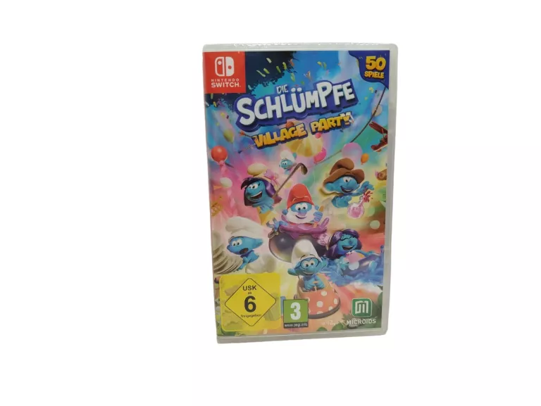 GRA SMERFY THE SMURFS VILLAGE PARTY NINTENDO SWITCH FOLIA!
