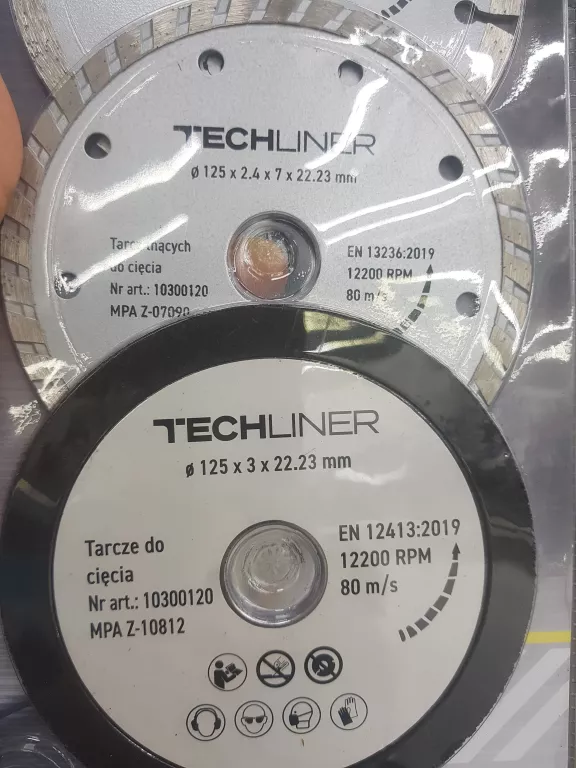 TECHLINER ZESTAW 3 TARCZ DO CIECIA OD LOMBARD TRZEBNICA