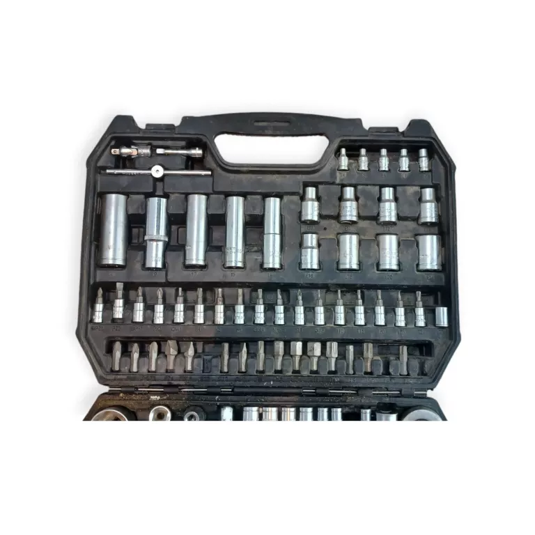 HOGERT ZESTAW NARZĘDZIOWY 112 SZT., CRV, GRZECHOTKI 1/4” I 1/2