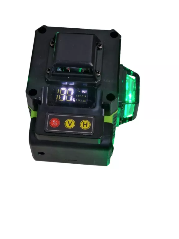 POZIOMICA LASEROWA HILDA 4D ZIELONY 16 LINII LASER KRZYŻOWY + STATYW