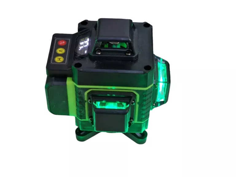 POZIOMICA LASEROWA HILDA 4D ZIELONY 16 LINII LASER KRZYŻOWY + STATYW