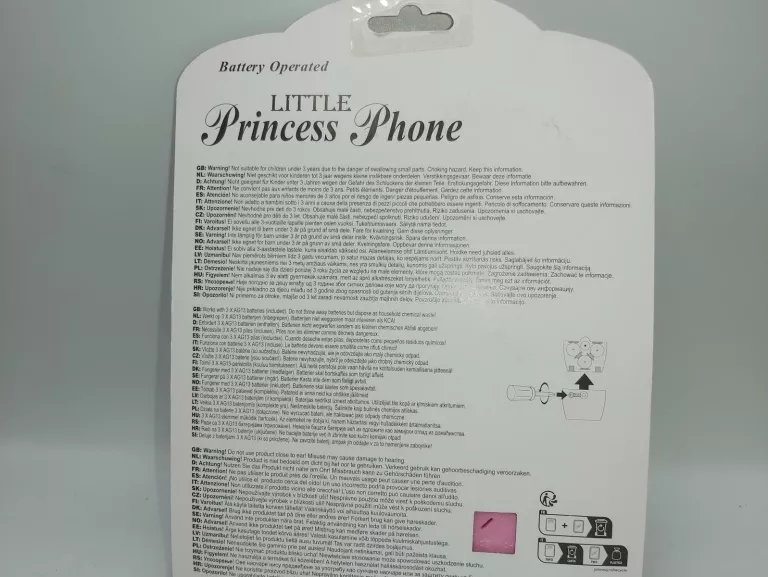 ZABAWKA ZESTAW TELEFON DLA DZIEWCZYNEK LITTLE PRINCESS PHONE