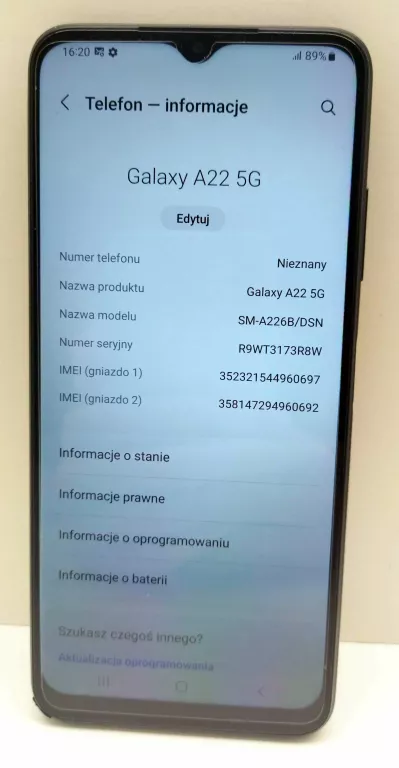 TELEFON SAMSUNG GALAXY A22 5G