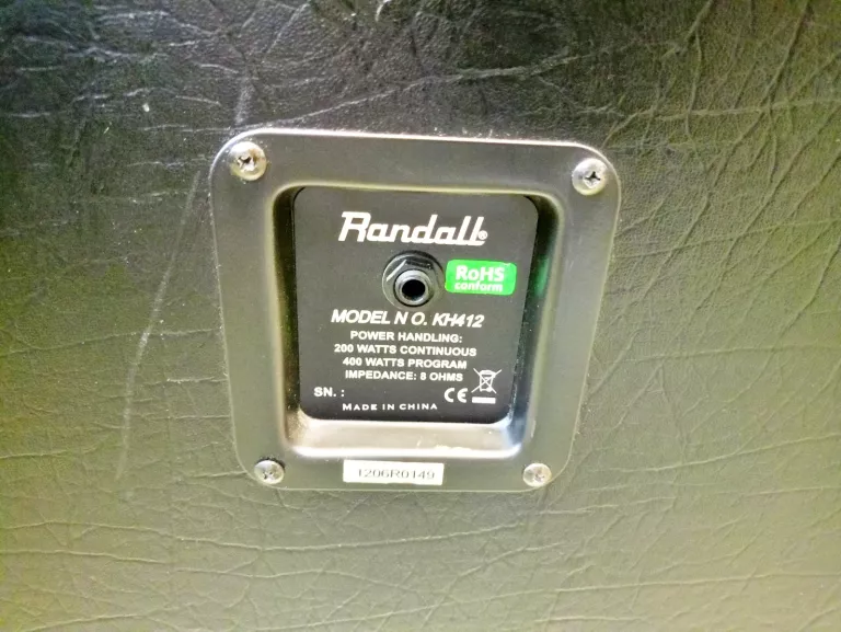 WZMACNIACZ GITAROWY RANDALL KH120 RHS KOLUMNA +HEAD