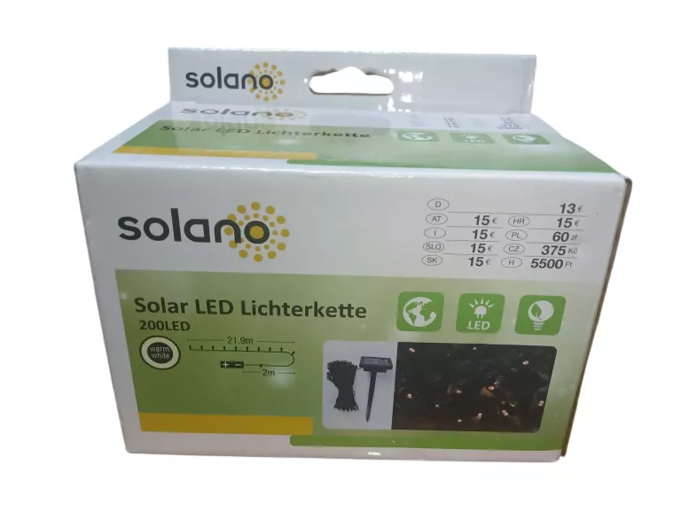 SOLANO SOLAR LED WOOLWORTH