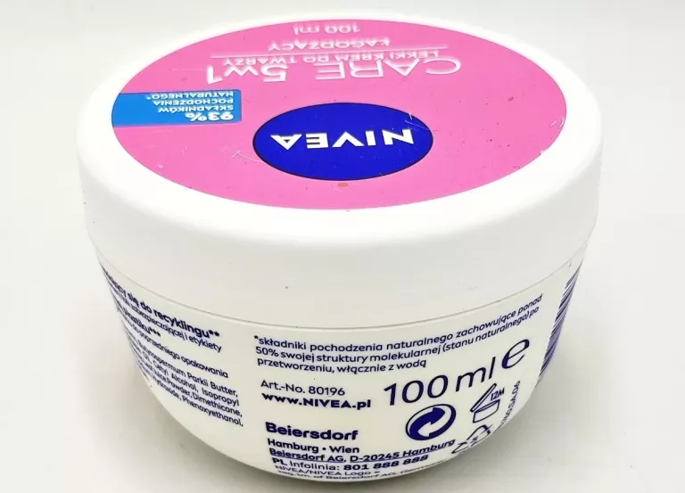 NIVEA CARE 5W1 ŁAGODZĄCY LEKKI KREM