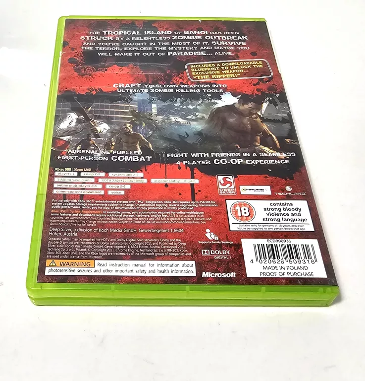 GRA NA XBOX360 DEAD ISLAND SPECIAL EDITION