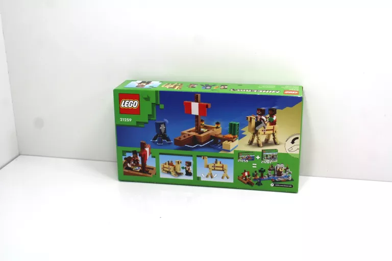 LEGO MINECRAFT 21259 MINECRAFT 21259 ŻEGLOWANIE STATKIEM PIRACKIM