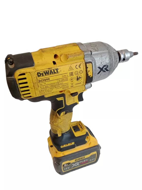 KLUCZ UDAROWY DEWALT DCF899  TYPE 2 + 18V 6.0 AH