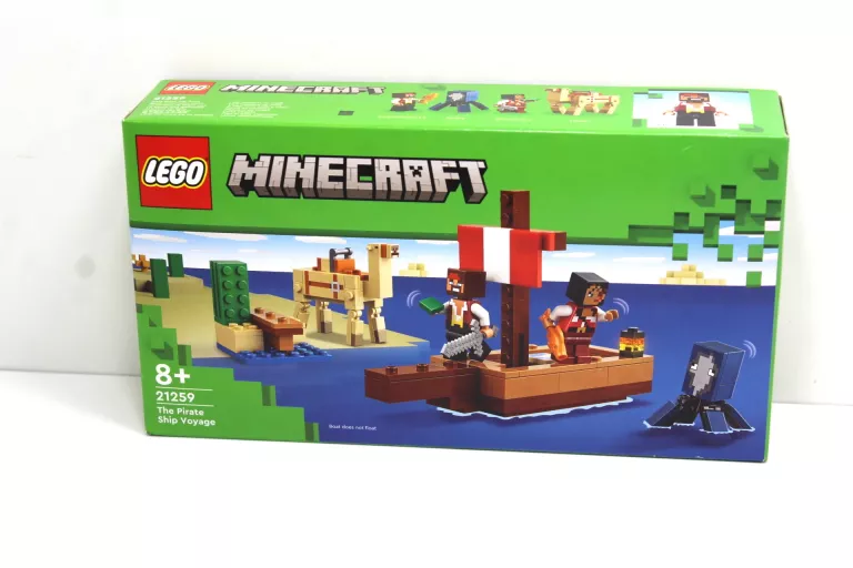 LEGO MINECRAFT 21259 MINECRAFT 21259 ŻEGLOWANIE STATKIEM PIRACKIM