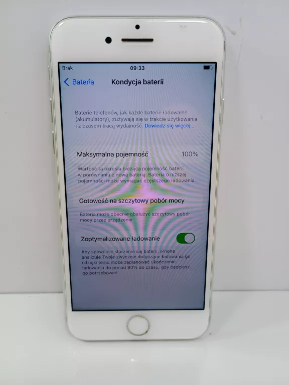 TELEFON IPHONE 7 128GB SREBRNY 100% BATERIA
