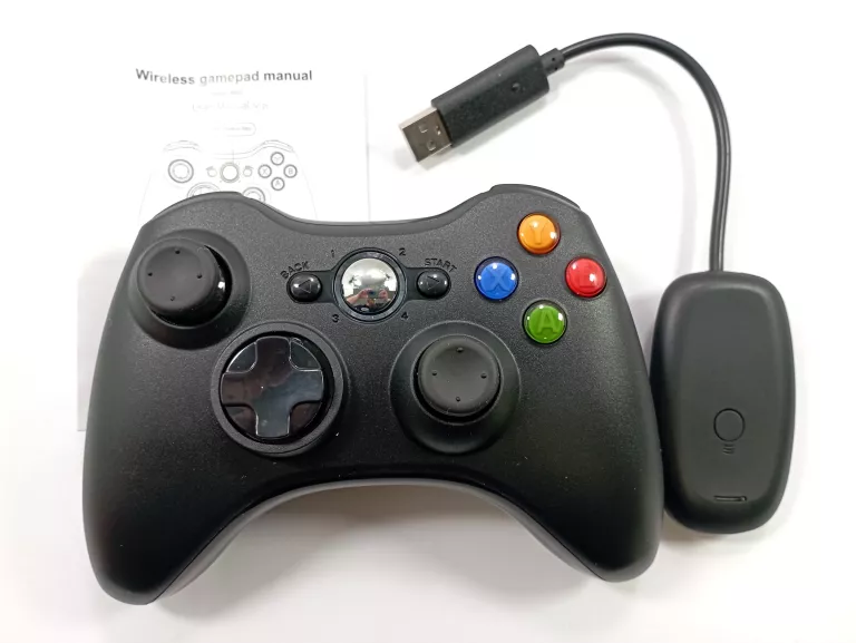 DISWOE XBOX 360 GAME CONTROLLER, USB PRZEWODOWY