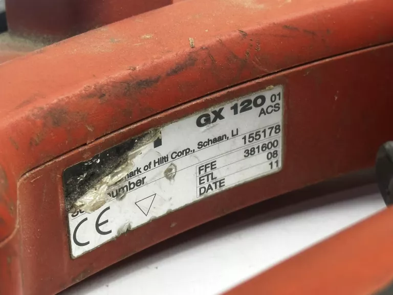 GWOŹDZIARKA HILTI GX 120 # NIESZCZELNA USZCZELKA UCIEKA GAZ #