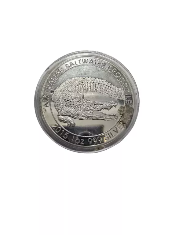 MONETA 1 DOLLAR ELIZABETH II AUSTRALIAN SALTWATER CROCODILE 2015