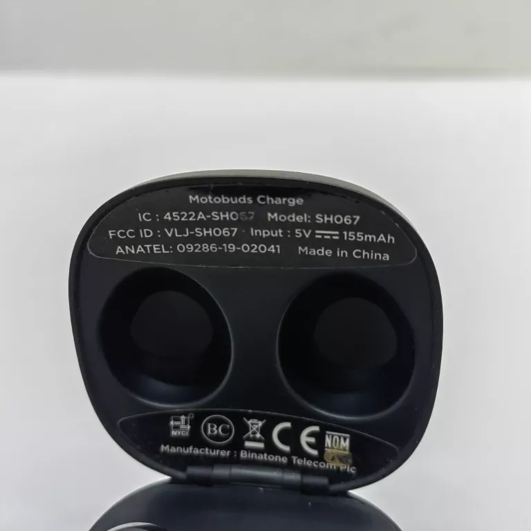 SŁUCHAWKI BEZPRZEWODOWE DOUSZNE MOTOROLA SH067 MOTO BUDS CHARGE