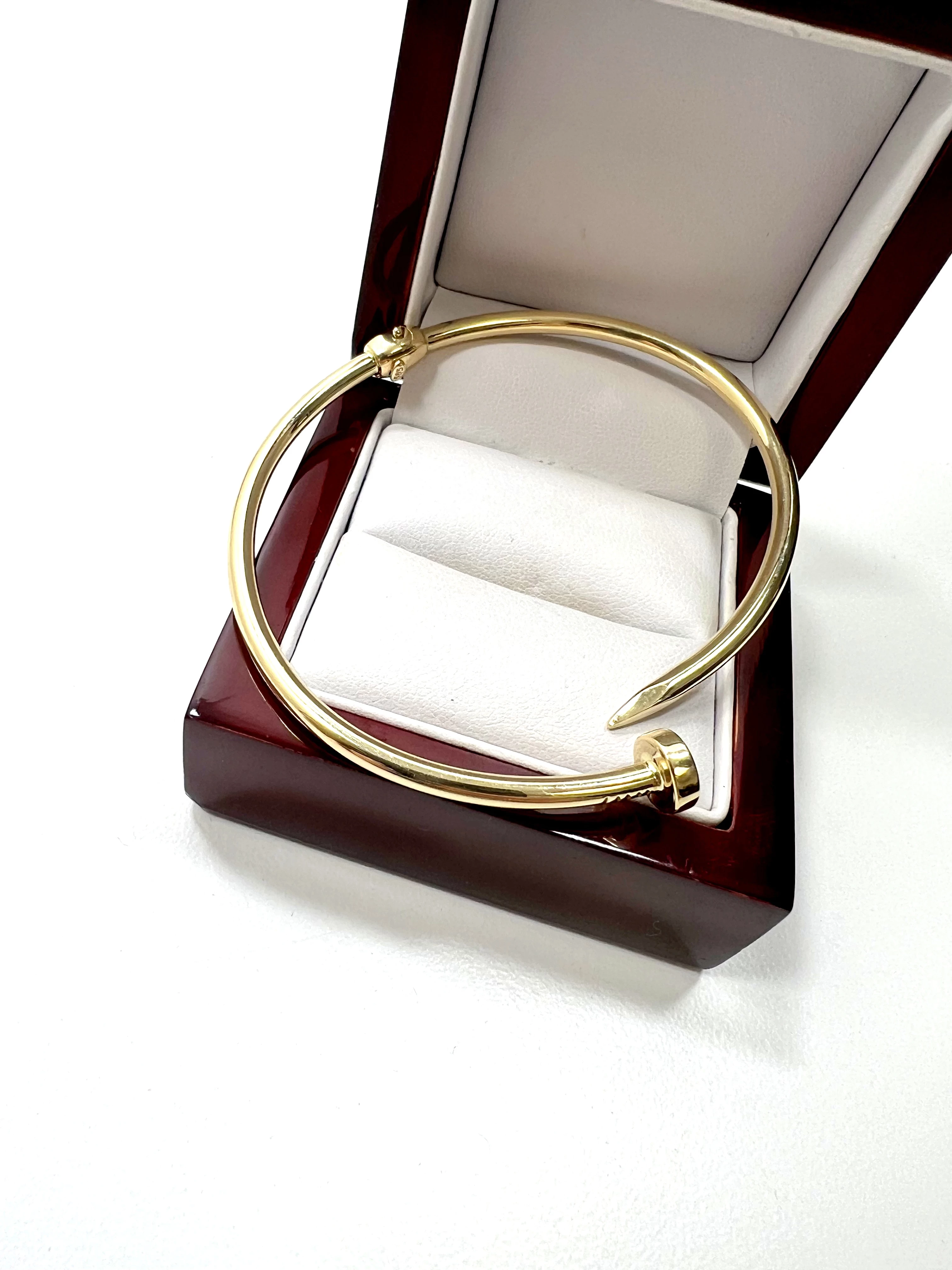 zlota-sztywna-bransoletka-gwozdz-pr-585-ean-gtin-6975004332638