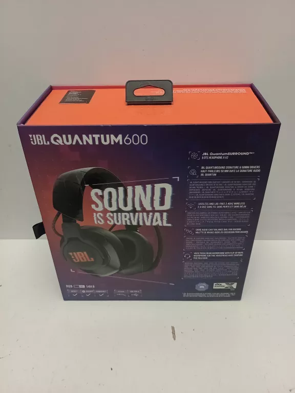 SŁUCHAWKI JBL QUANTUM 600 KOMPLET GWARANCJA
