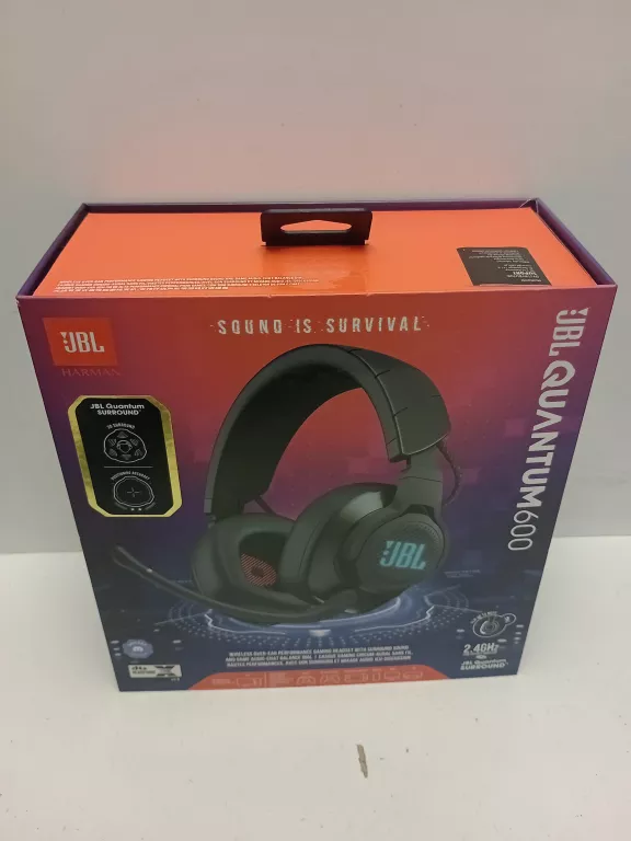 SŁUCHAWKI JBL QUANTUM 600 KOMPLET GWARANCJA