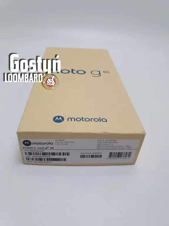 TELEFON MOTOROLA MOTO G85 5G 12/256GB SZARY