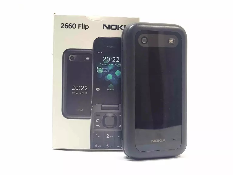 KLASYCZNY TELEFON KOMÓRKOWY NOKIA 2660 FLIP Z KLAPKĄ + STACJA ŁADOWANIA