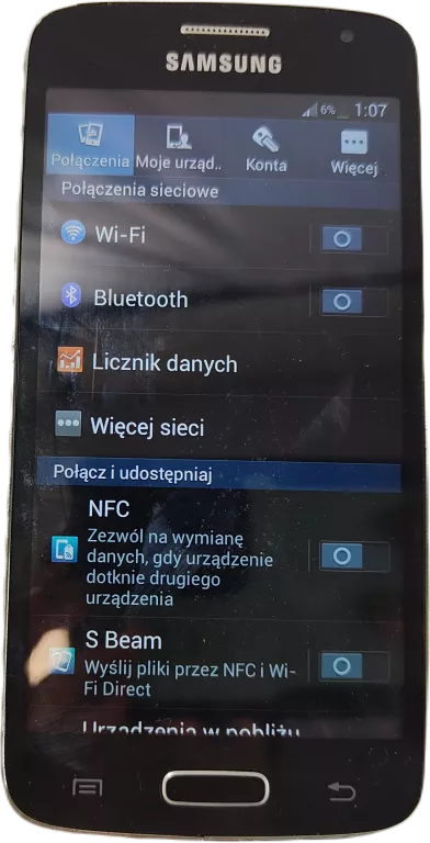 TELEFON SAMSUNG GALAXY CORE CZARNY SM - G386F 1 GB / 8 GB