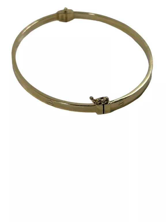 ELEGANCKA SZTYWNA BRANSOLETKA ZŁOTA 4,24G 585PR