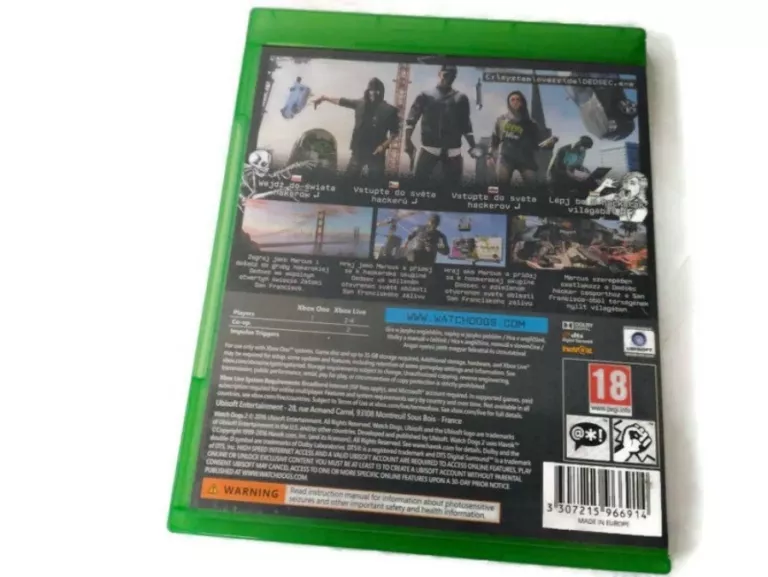 GRA XBOX ONE WATCH DOGS 2