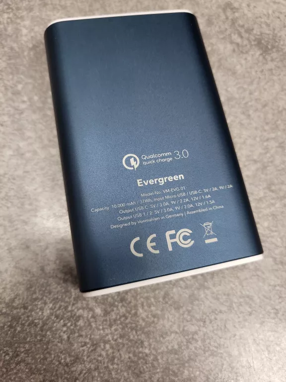 POWERBANK VONMAHLEN VM-EVG-01 10 000 MAH