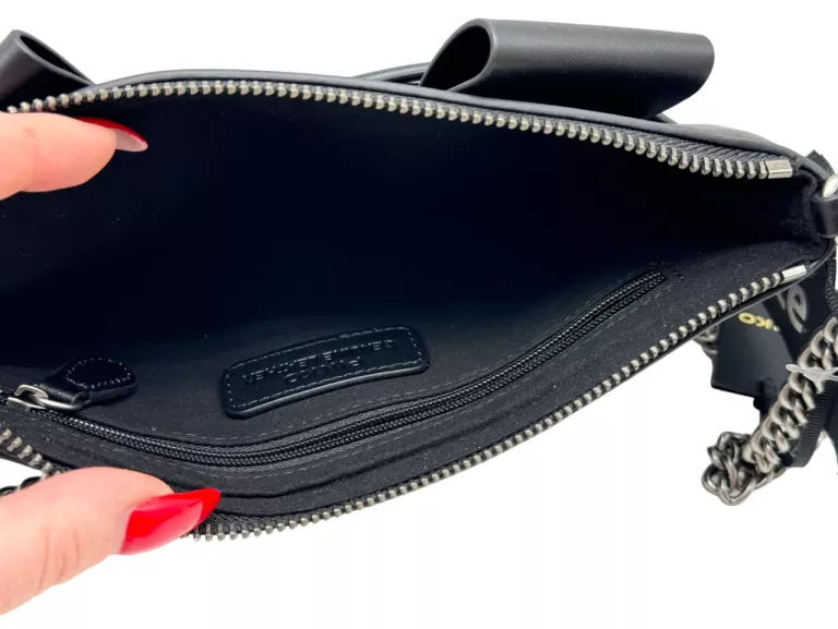 TOREBKA PINKO AIKA BOW FLAT AI 23-24 PLTT 101534 A19R CZARNY
