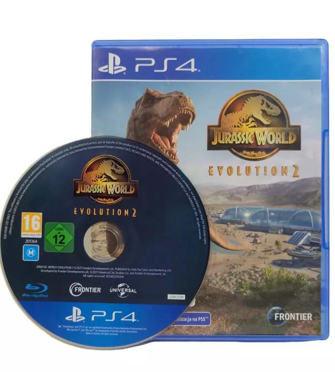 GRA PS4 JURASSIC WORLD EVOLUTION 2