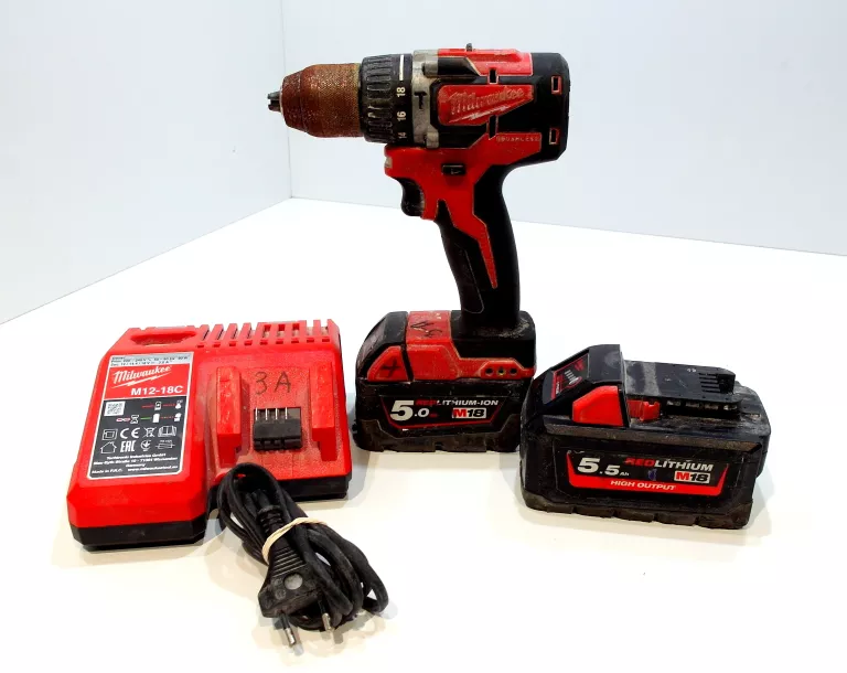 MILWAUKEE WIERTARKA WKRĘTARKA AKUMULATOROWA 18V UDAROWA M18CBLPD 1X5.