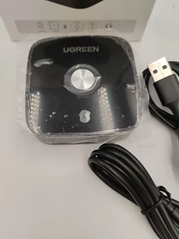 ADAPTER ODBIORNIK BLUETOOTH UGREEN 2XRCA JACK APTX AUX DO SAMOCHODU WIEŻY