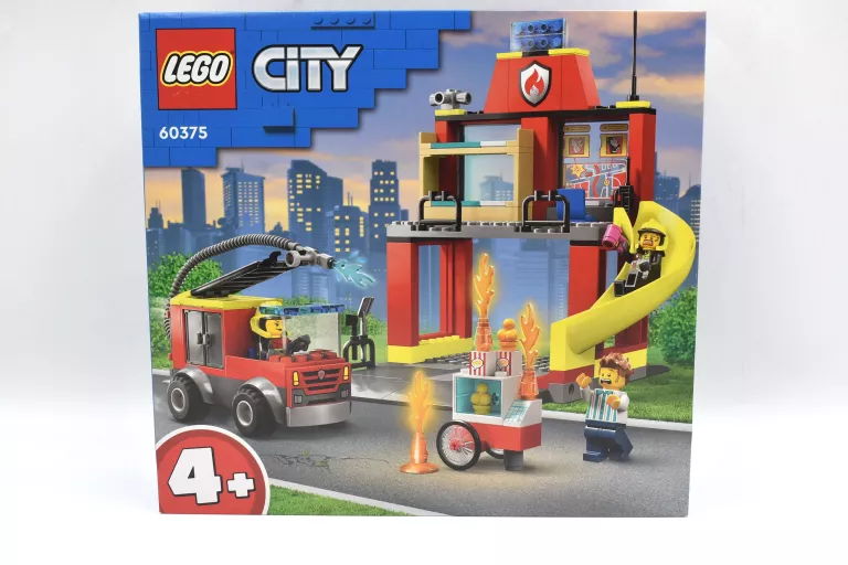 LEGO CITY REMIZA STRAŻACKA I WÓZ STRAŻACKI 60375